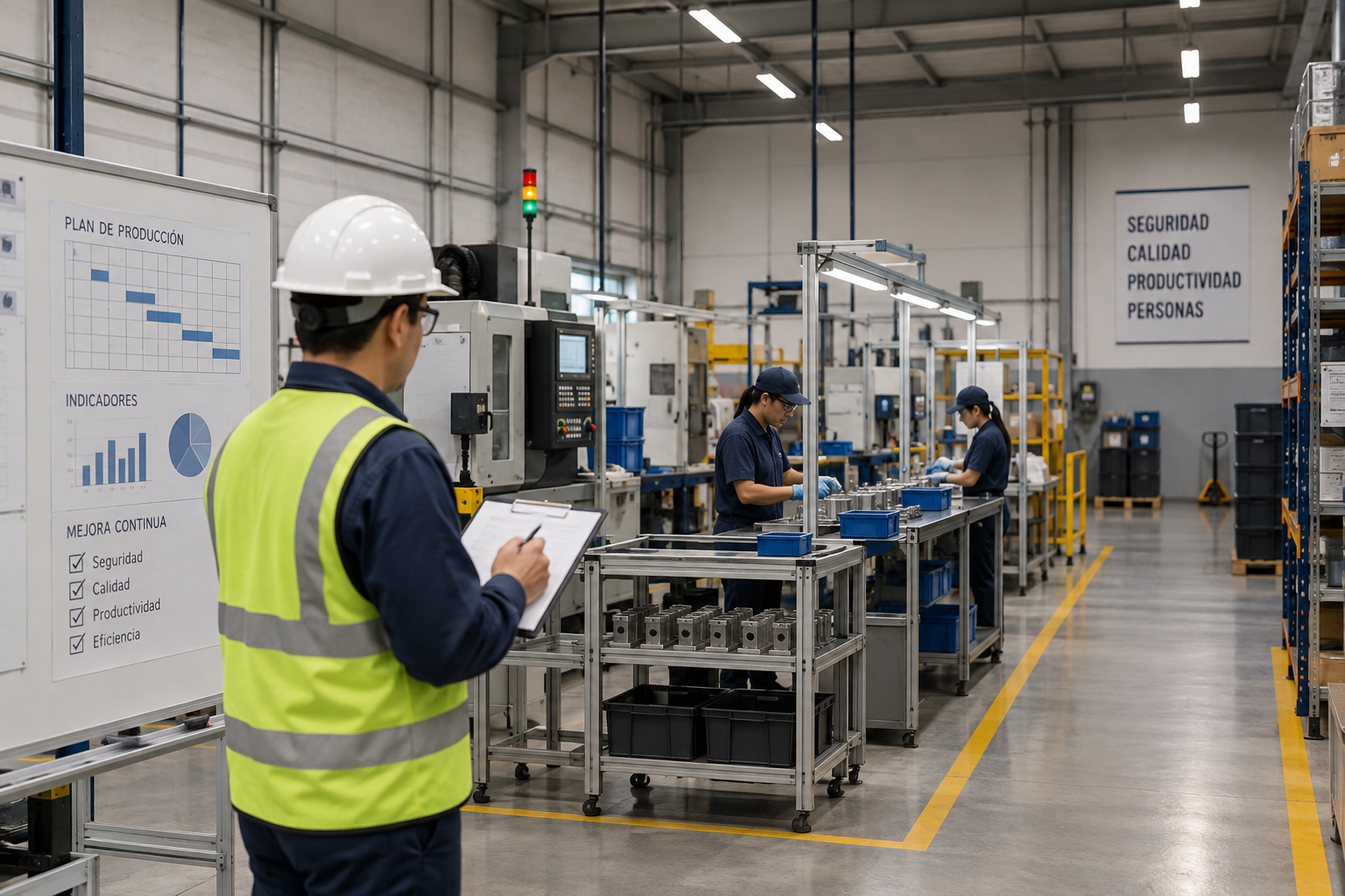 Quienes somos ingeniería y producción en planta industrial